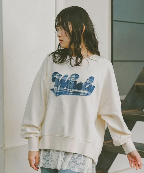 repipi armario（レピピアルマリオ） トレーナー DNMワッペンウラケ