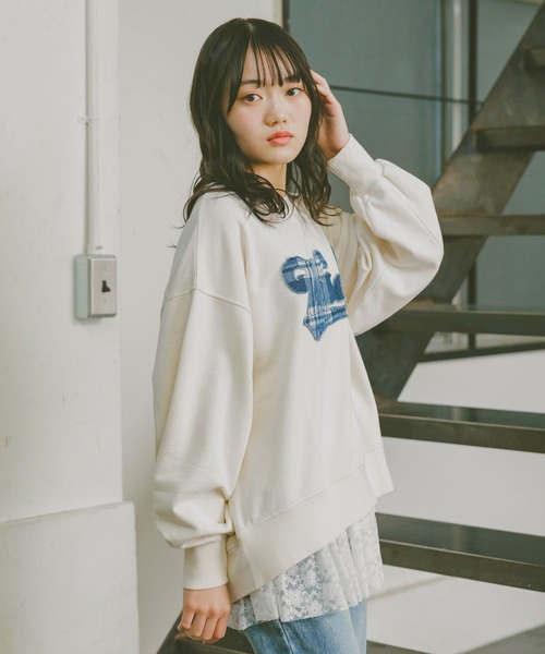 repipi armario（レピピアルマリオ） トレーナー DNMワッペンウラケ