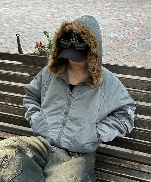 ADAMASTE ブルゾン アウター Vintage Make Short Fur Jacket