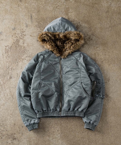 ADAMASTE ブルゾン アウター Vintage Make Short Fur Jacket