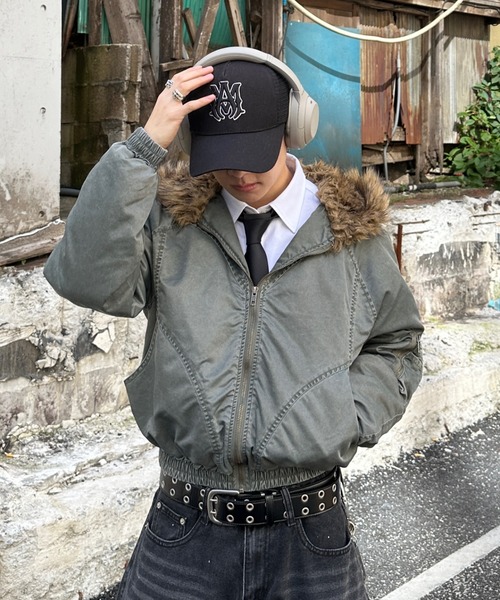 ADAMASTE ブルゾン アウター Vintage Make Short Fur Jacket