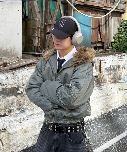 ADAMASTE ブルゾン アウター vintage make short fur jacket