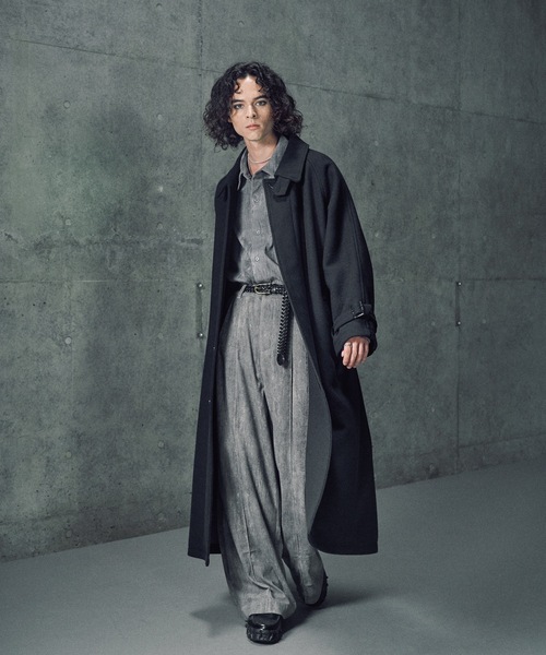 ステンカラーコート コート Wool melton bal collar coat / ウールメルトンバルカラーコート メンズ_10