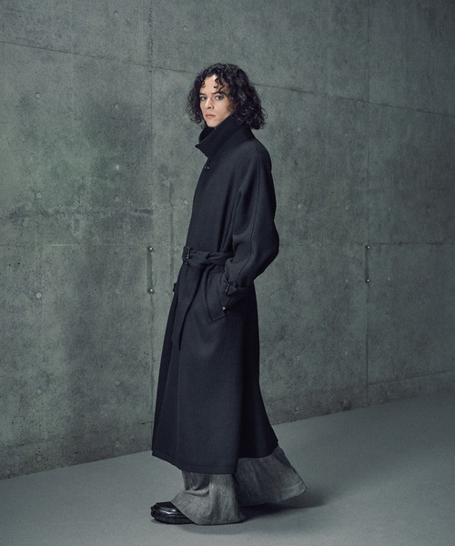 ステンカラーコート コート Wool melton bal collar coat / ウールメルトンバルカラーコート メンズ_13