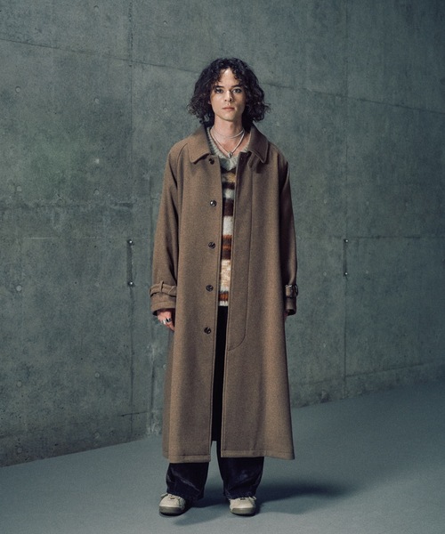 Casper John（キャスパージョン） ステンカラーコート コート Wool