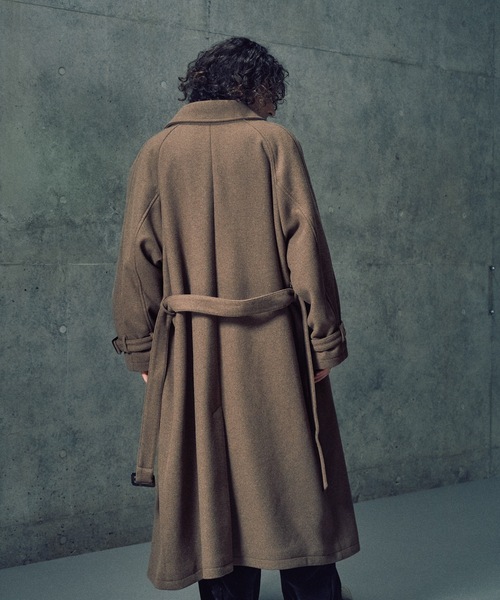 Casper John（キャスパージョン） ステンカラーコート コート Wool