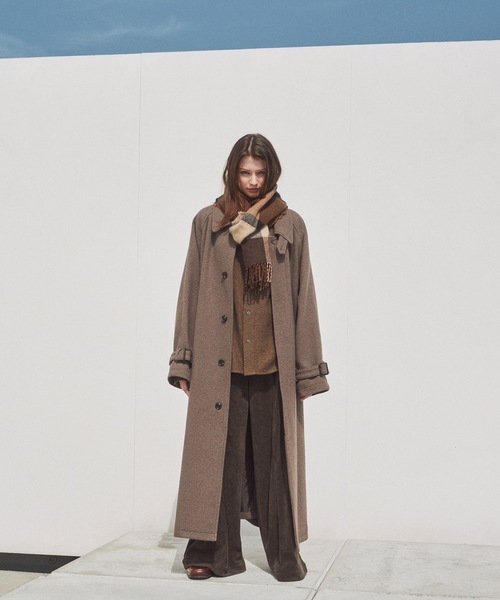 Casper John（キャスパージョン） ステンカラーコート コート Wool