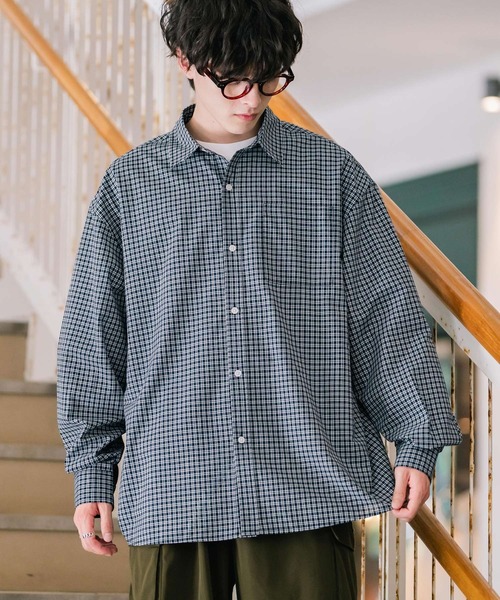 ANDER HUNK シャツ W-Pocket Metal Button SS Shirt /Wポケットメタル