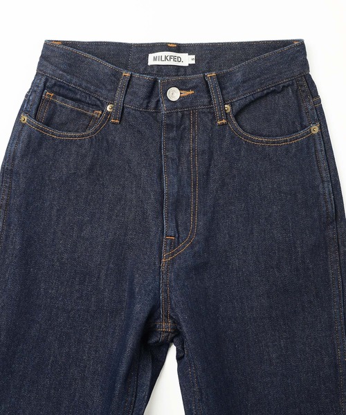 「MILKFED.」 ブーツカットデニムパンツ MEDIUM インディゴブルー レディース