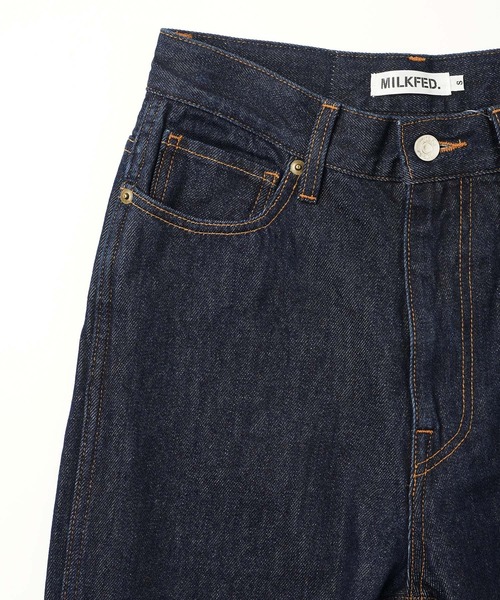 「MILKFED.」 ブーツカットデニムパンツ MEDIUM インディゴブルー レディース