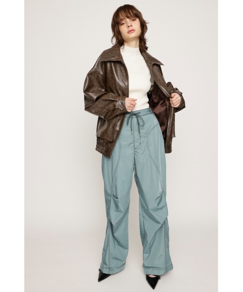 「SLY」 カーゴパンツ 1 ターコイズブルー レディース