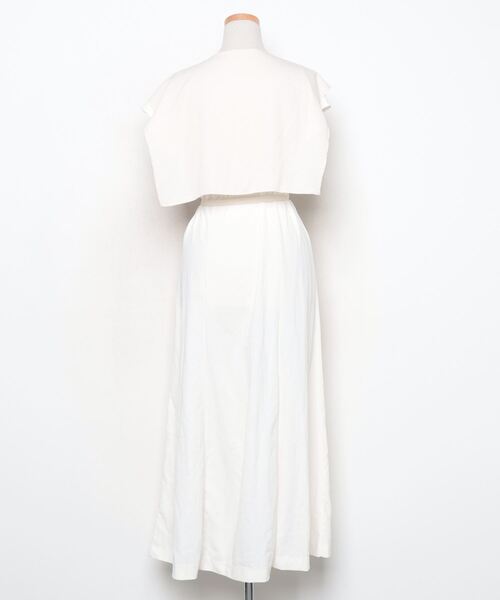 「LA BELLE ETUDE」 半袖ワンピース FREE ホワイト レディース_画像2
