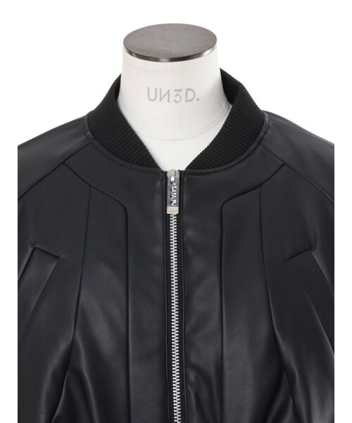 UN3D.（アンスリード） ブルゾン アウター VOLUME GATHER SHORT BZ