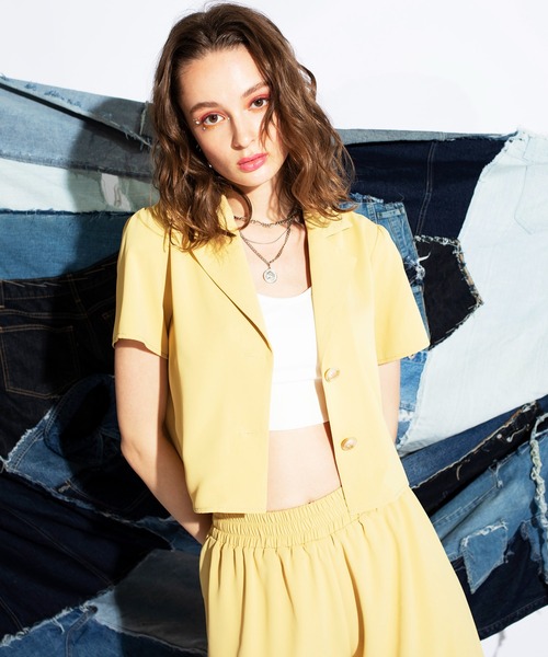 「SPIRALGIRL」 セットアップ FREE オレンジ レディース_画像8