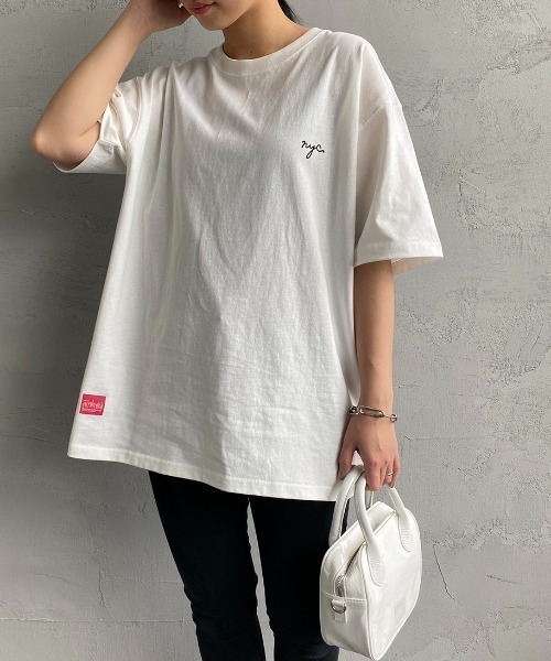 「Manhattan Portage」 半袖カットソー M グレー レディース_画像7