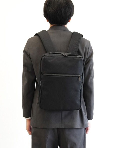 ビジネスバッグ エースジーン ビジネスリュック ガジェタブルSF A4サイズ収納可能 14inchPC収納 11L ２気室 68781 メンズの画像