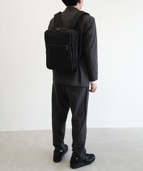 ビジネスバッグ エースジーン ビジネスリュック ガジェタブルSF A4サイズ収納可能 14inchPC収納 11L ２気室 68781 メンズの画像