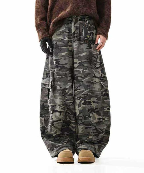 CALIFORNIA OUTFITTERS パンツ 9D9 迷彩柄 ミリタリーカーブパンツ