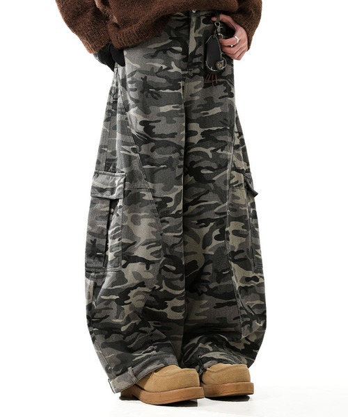 CALIFORNIA OUTFITTERS パンツ 9D9 迷彩柄 ミリタリーカーブパンツ