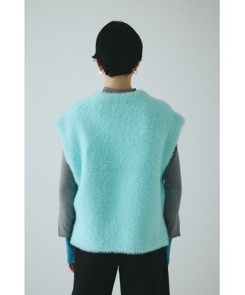HeRIN.CYE ニット セーター Shaggy knit vest シャギーニットベスト