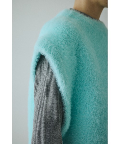 HeRIN.CYE ニット セーター Shaggy knit vest シャギーニットベスト