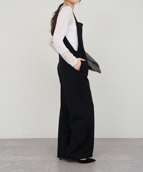 「SHENERY」 オーバーオール 36 ブラック レディース_画像9