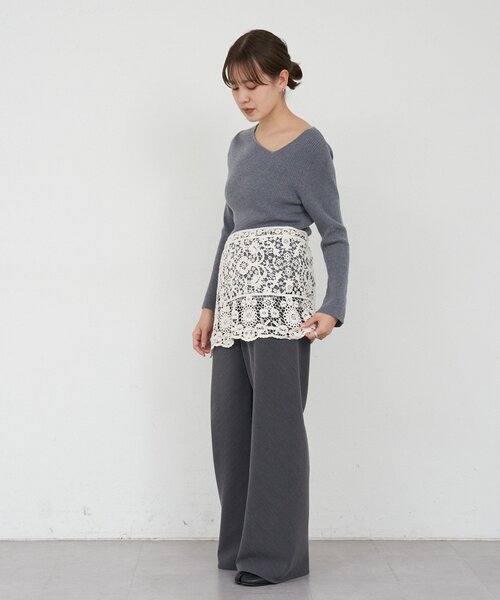 SHENERY（シーナリー） ニット セーター アシンメトリーリブニット