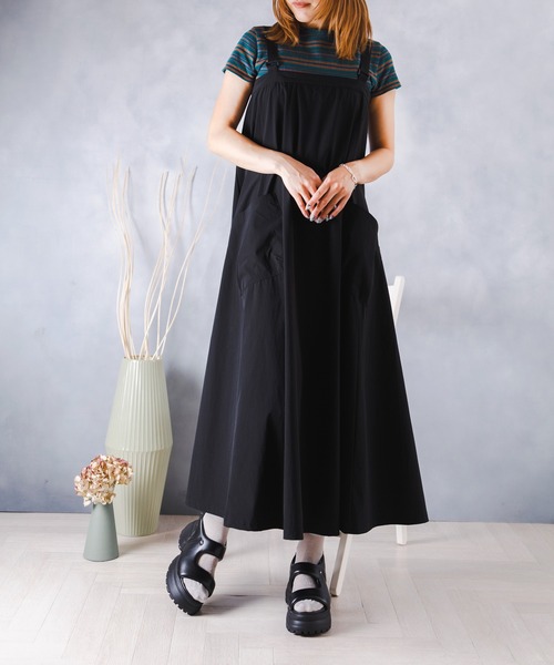 「attagirl」 フラットサンダル L ブラック レディース_画像6