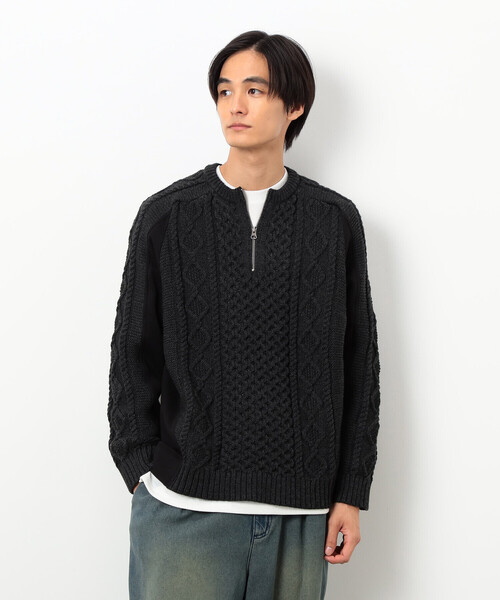 COMME CA ISM（コムサイズム） セーター ニット ニット×裏シャギー