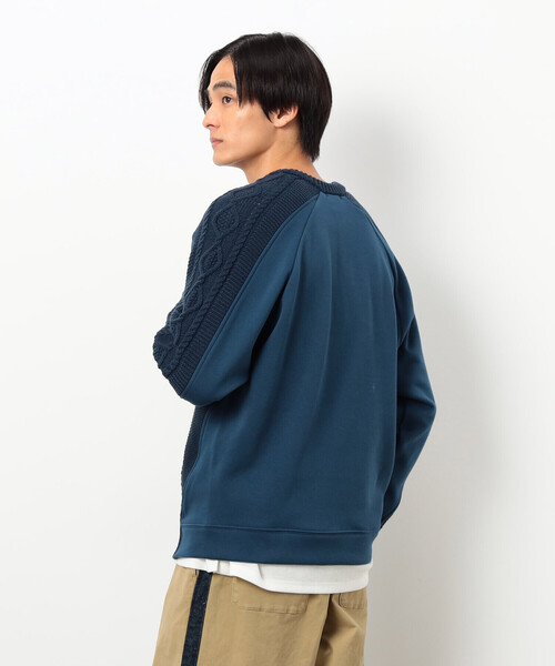 COMME CA ISM（コムサイズム） セーター ニット ニット×裏シャギー 