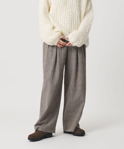 BEAUTY＆YOUTH UNITED ARROWS スラックス パンツ 毛ブレンド