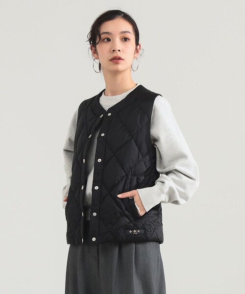 極美品　TATRAS ダウンベスト　ブラック TATRAS（タトラス） TATRAS POSEIDONE DOWE BEST ポセイドーネ ダウン