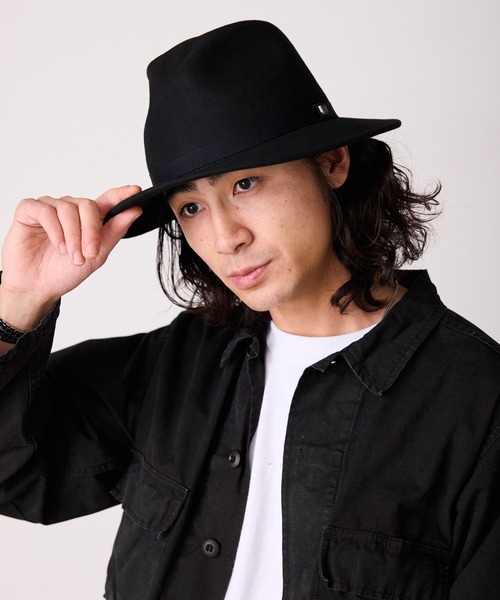BRIXTON（ブリクストン） 帽子 ハット MESSER PACKABLE FEDORAスナップ