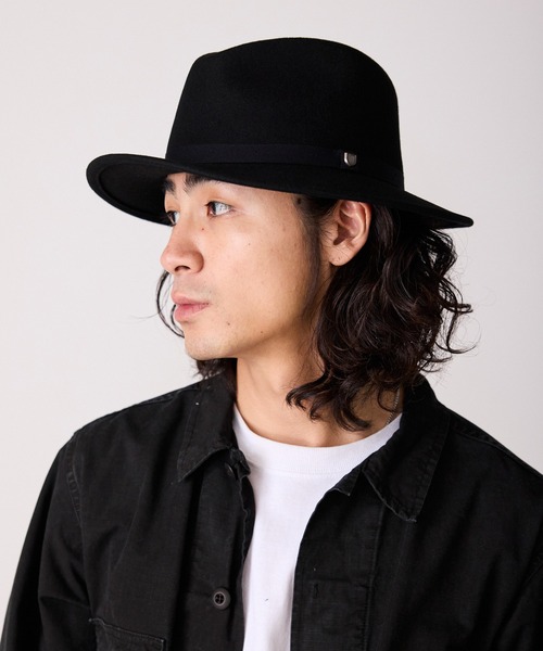 BRIXTON（ブリクストン） 帽子 ハット MESSER PACKABLE FEDORAスナップ