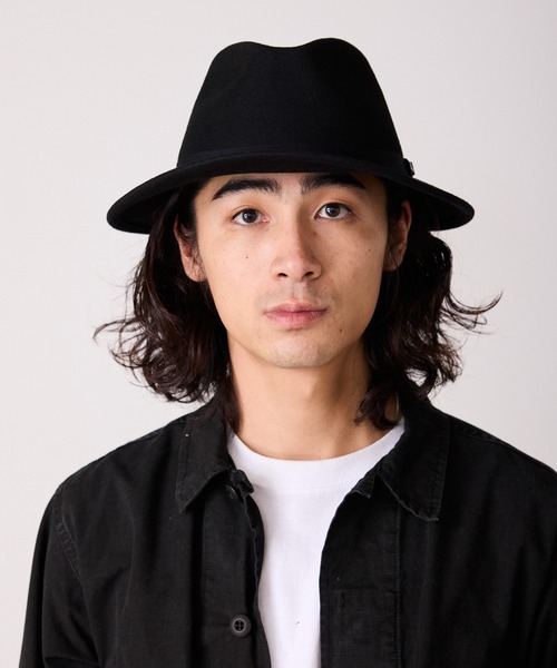 BRIXTON（ブリクストン） 帽子 ハット MESSER PACKABLE FEDORAスナップ