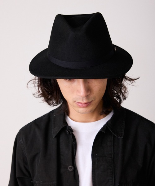 BRIXTON（ブリクストン） 帽子 ハット MESSER PACKABLE FEDORAスナップ