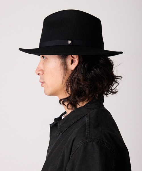 BRIXTON（ブリクストン） 帽子 ハット MESSER PACKABLE FEDORAスナップ