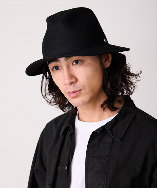 BRIXTON（ブリクストン） 帽子 ハット MESSER PACKABLE FEDORAスナップ