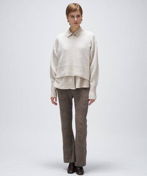 cloenc（クロエンス） ニット セーター フォックスブレンドクルー