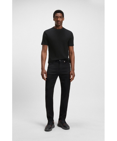 BOSS（HUGO BOSS） tシャツ Porsche x BOSS ハウンドトゥースパターン