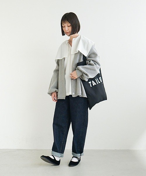 SOLAMONAT（ソラモナ） カーディガン ウエハースニットワイド