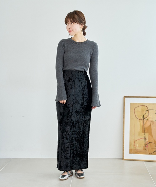 「LE TALON」 フラットパンプス 24cm シルバー レディース_画像7
