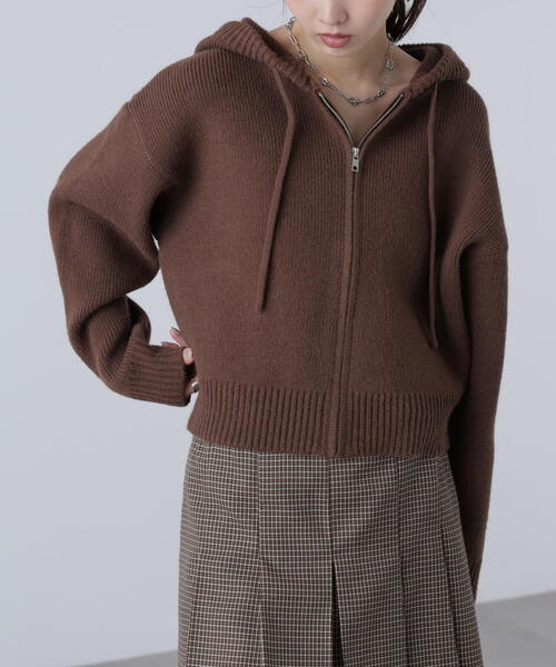 FREE'S MART（フリーズマート） ニット セーター ジップニットパーカー