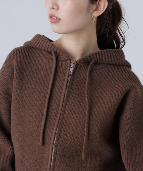 FREE'S MART（フリーズマート） ニット セーター ジップニットパーカー