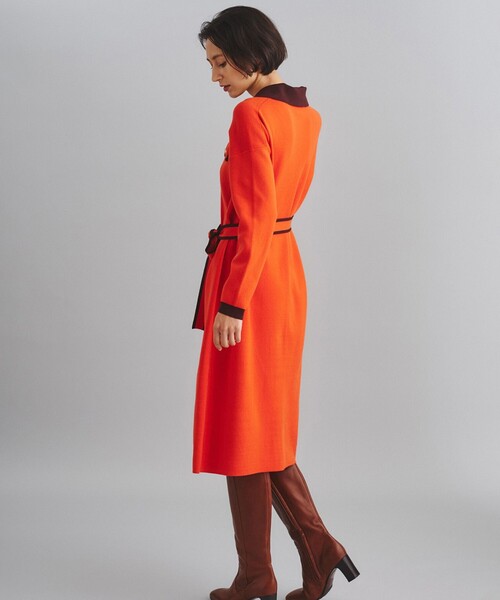 「GRACE CONTINENTAL」 ニットワンピース 36 ベージュ レディース_画像5