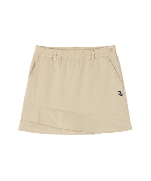 PEARLY GATES❣️刺繍入りゴルフスカート ベージュ 限定品新品未使用 2 PEARLY GATES（パーリーゲイツ） スカート 「PEARLY GATES」Pe