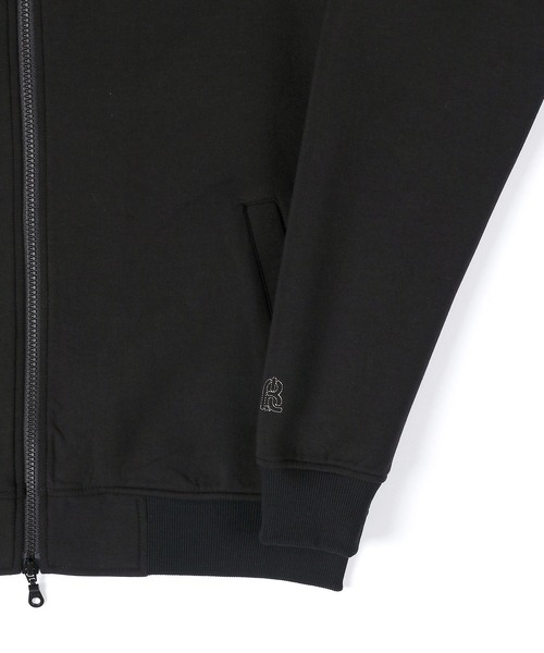 「BLACK LABEL」”SORONA” STAND ZIP TOPS：セットアップ ダンボールニット スタンド ジップトップス メンズの画像