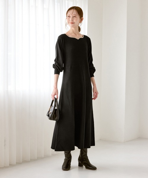 ROPE' PICNIC（ロペ ピクニック） ワンピース ハートネックニット