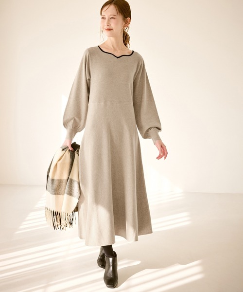 ROPE' PICNIC（ロペ ピクニック） ワンピース ハートネックニット