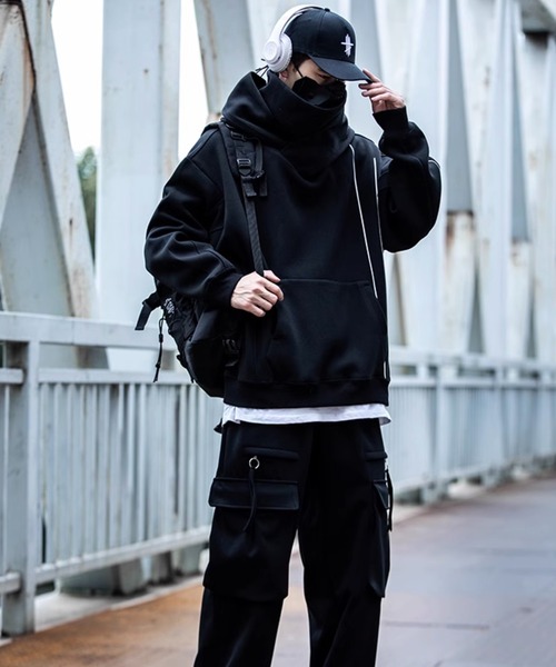 「WESTBOY」 プルオーバーパーカー M グレー メンズ_画像4